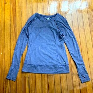 Athletic long sleeve top